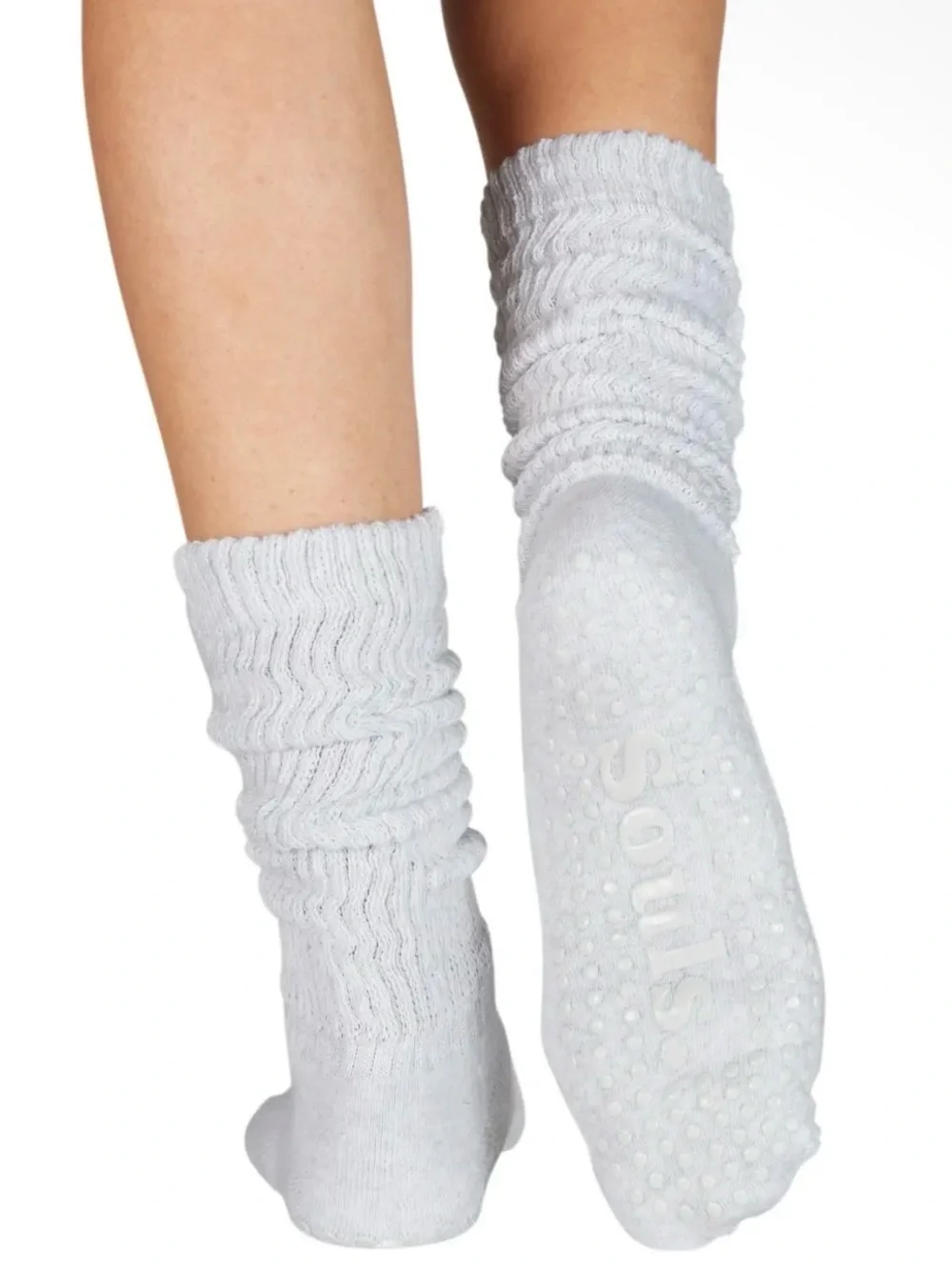 Souls. Grey Cloud Socks — Non-Slip Slouch Socks size Medium / Large